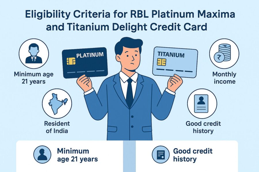 Eligibility Criteria for Platinum and Titanium RBL credit cards