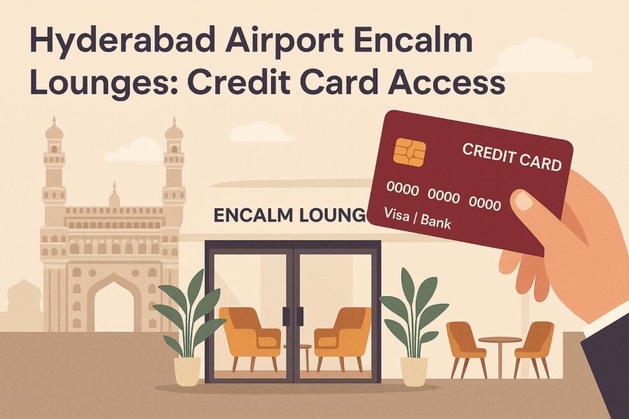 Hyderabad airport lounge access has the Encalm lounge for luxurious waits