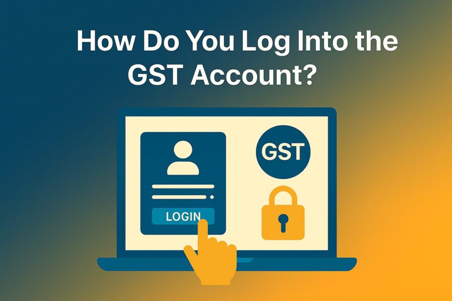 How do you log into the GST Account