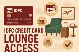 an idfc credit card gives access to luxury airport lounges and other benefits like cashback and discounts.