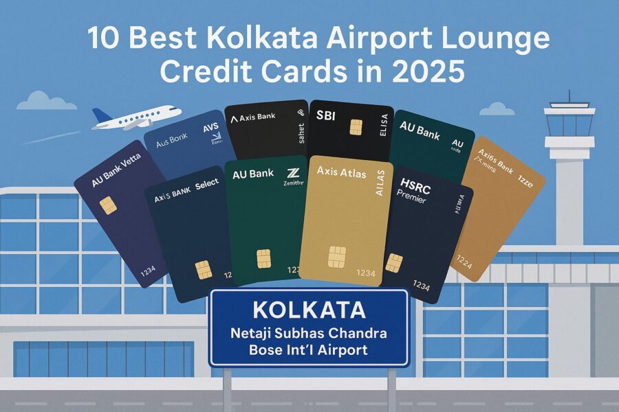 Best Kolkata airport lounge access credit cards