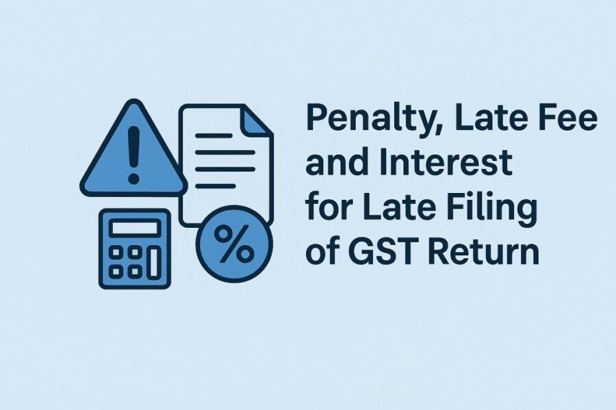 Penalty, Late Fee and Interest for Late Filing of GST Return