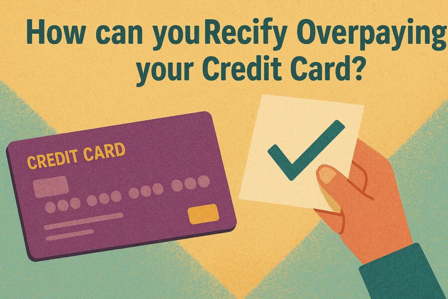 Rectifying overpaying credit card bill