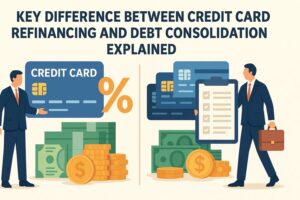 difference between credit card refinancing and debt consolidation