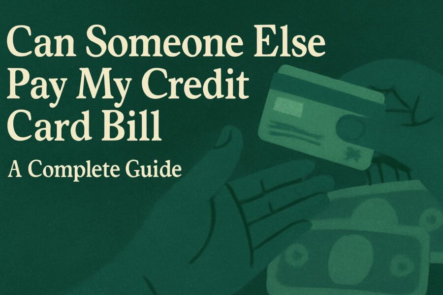 can someone else pay my credit card bill