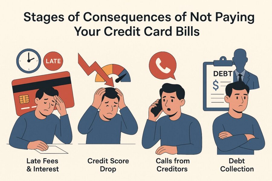 What Happens When You Stop Paying Your Credit Cards