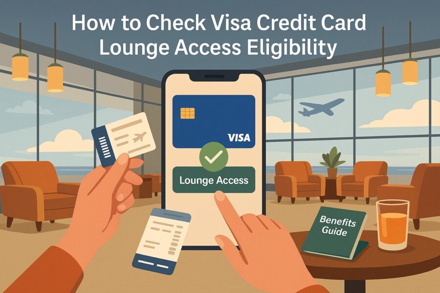 The eligibility process for Visa credit card lounge access