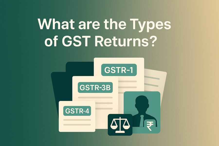 What are the Types of GST returns?