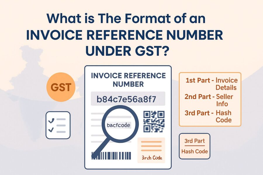 What is The Format of an Invoice Reference Number Under GST?