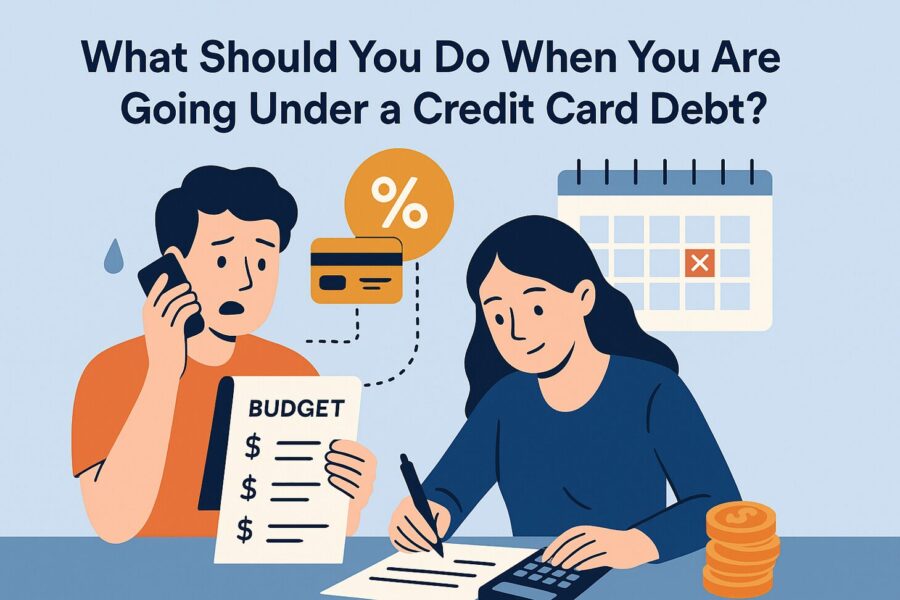What Should You Do When You Are Going Under a Credit Card Debt
