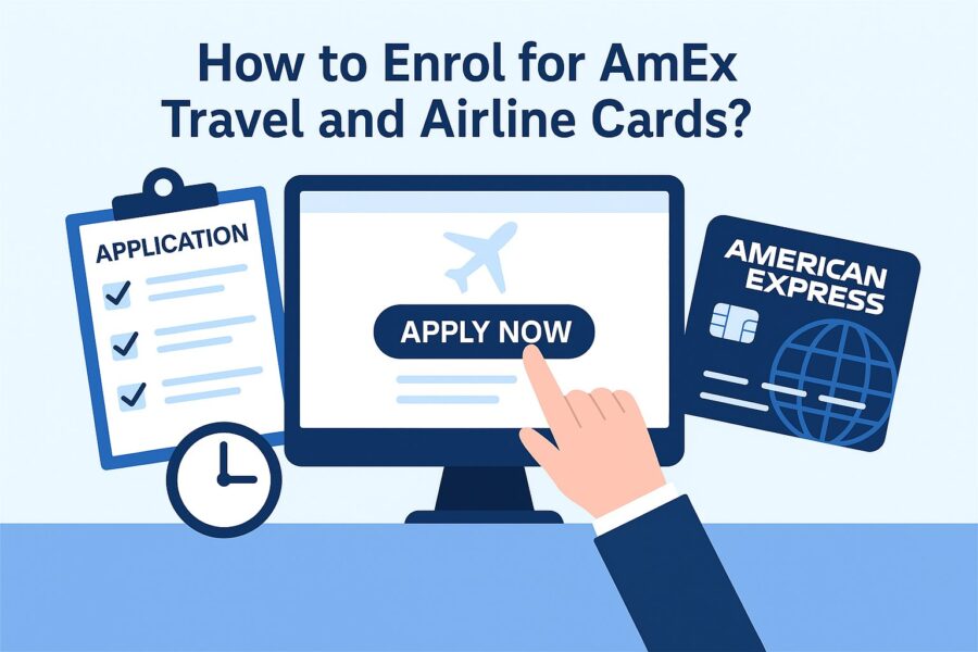 Application process to avail AmEx credit card lunge access