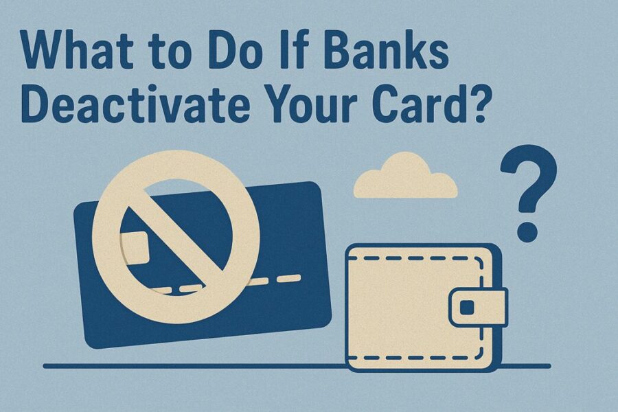 What to Do If Banks Deactivate Your Card