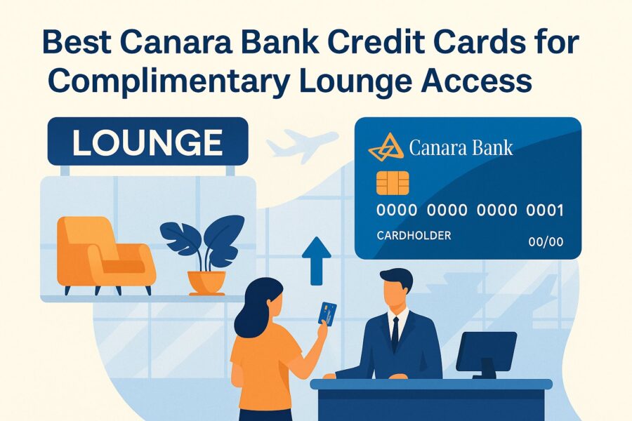 Canara bank credit card lounge access being used at the airport