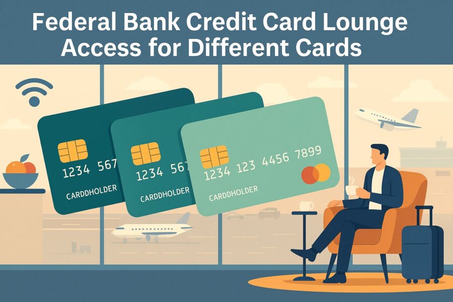 Types of Federal Bank credit cards which give lounge access