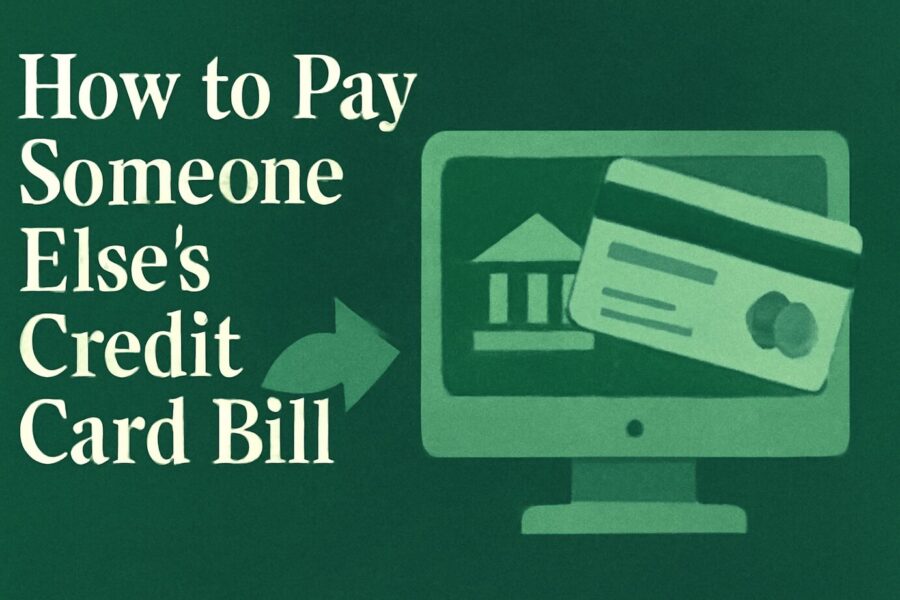 Can someone else pay my credit card bill