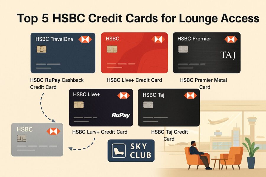Multiple HSBC credit card give lounge access