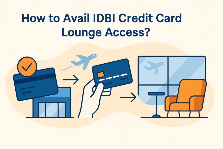 Process to avail IDBI credit card lounge access