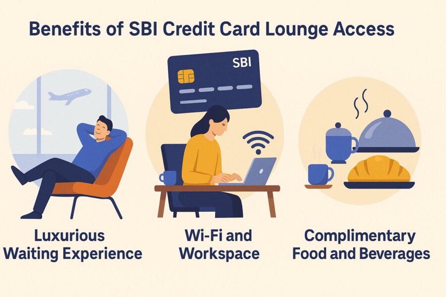 Benefits of SBI credit card lounge access