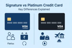 signature vs platinum credit cards from visa have major differences
