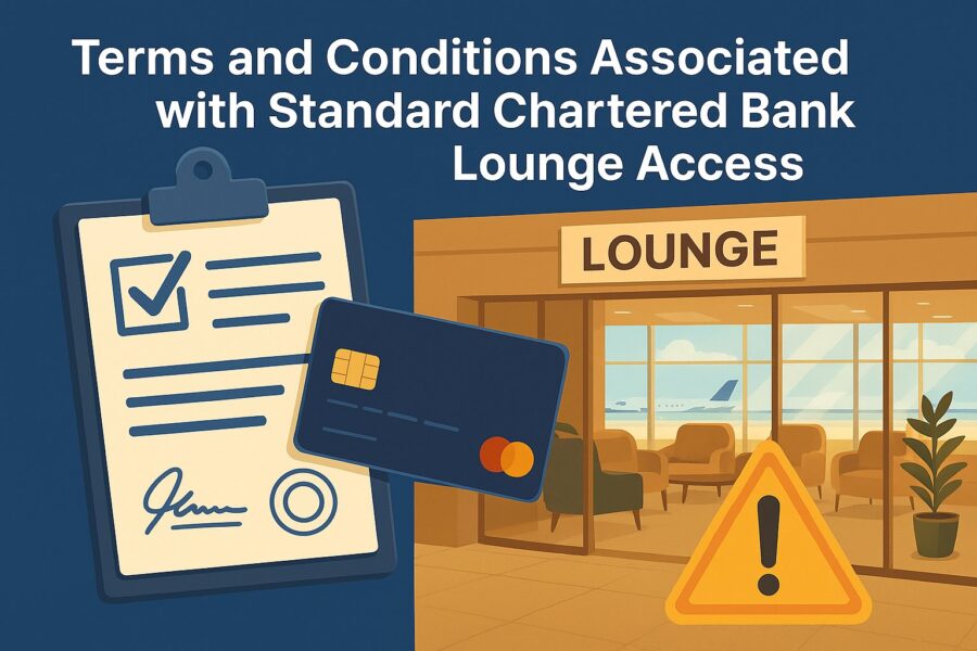 Terms and conditions to enter airport lounge
