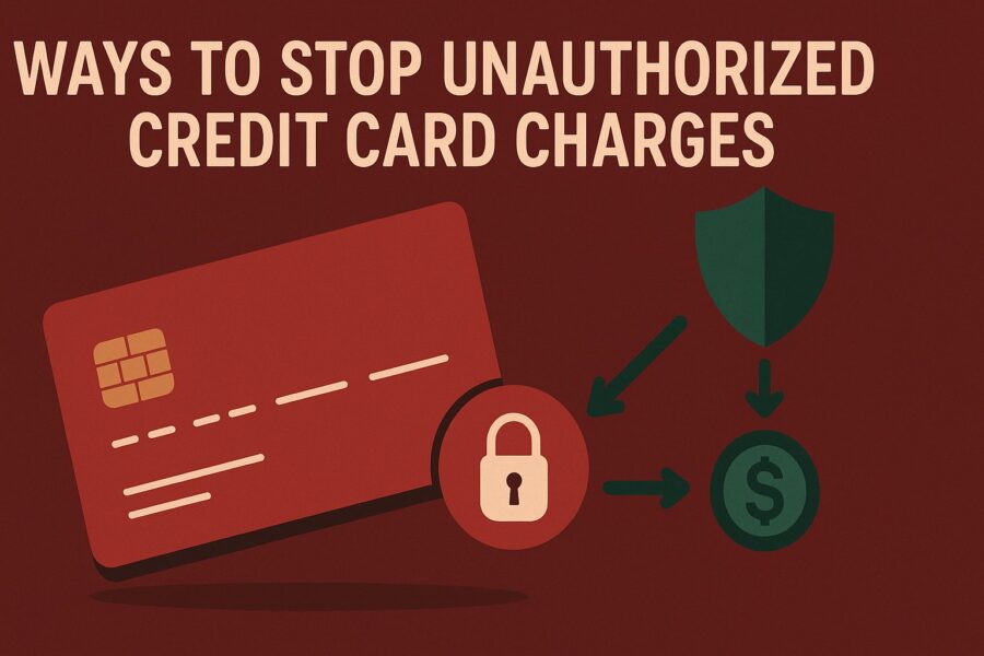 How to Stop Unauthorized Credit Card Charges?