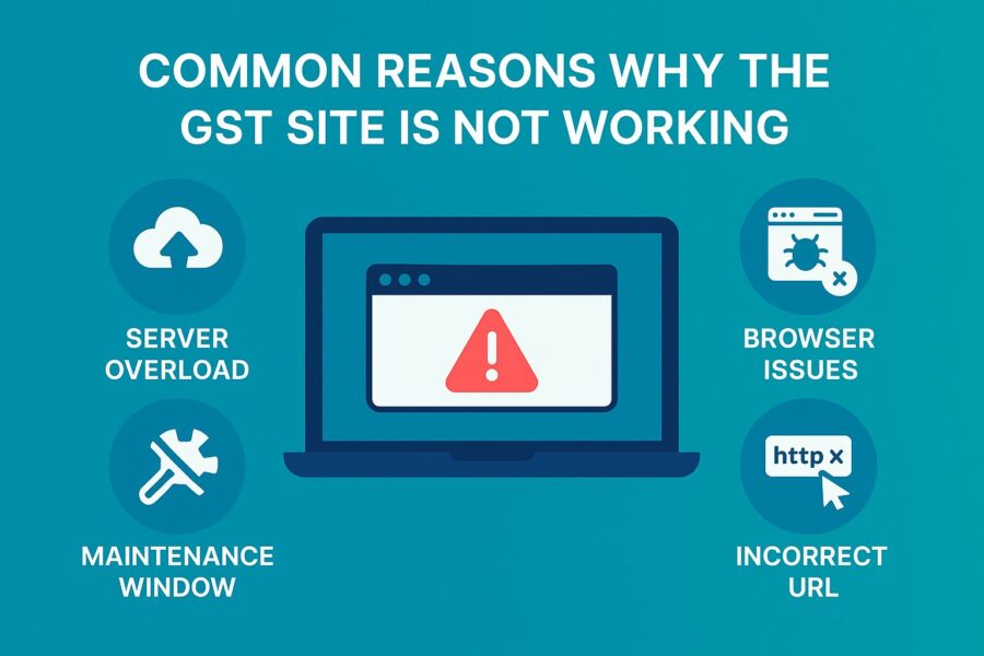 Common Reasons Why the GST Site is Not Working