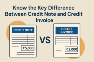 credit note vs invoice
