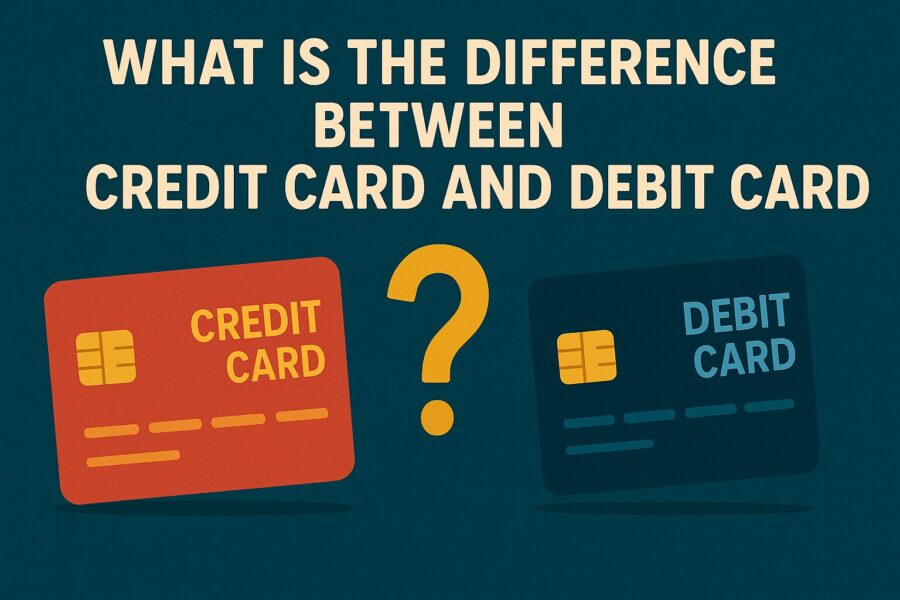 Difference Between Credit Card and Debit Card