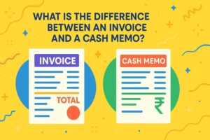 invoice vs cash memo
