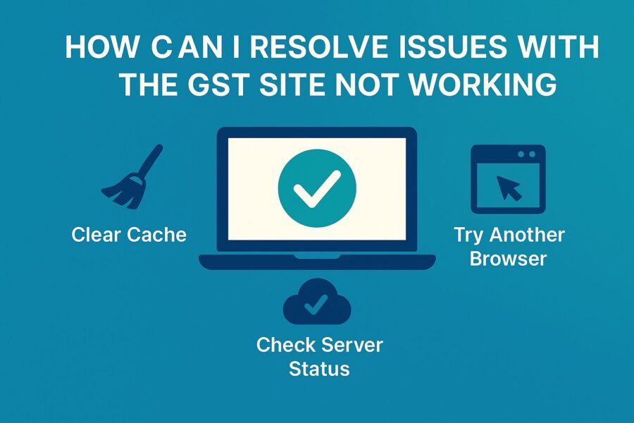 How Can I Resolve Issues with the GST Site Not Working?