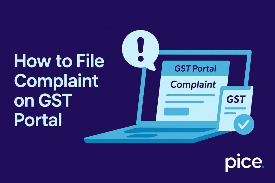 how to file complaint on gst portal