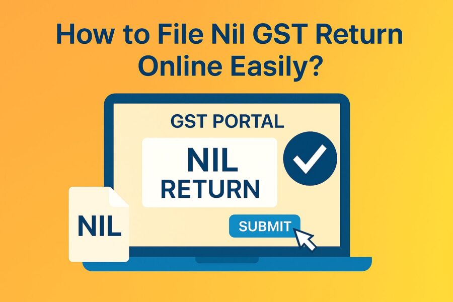 how to file nil gst return online easily?
