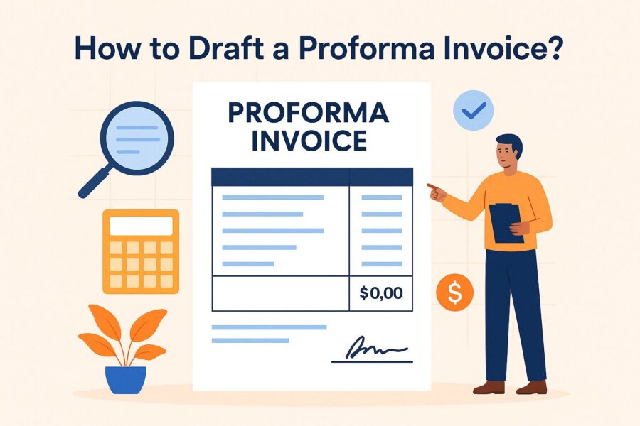 How to make a proforma Invoice