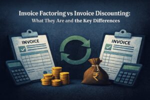 difference between invoice factoring and discounting