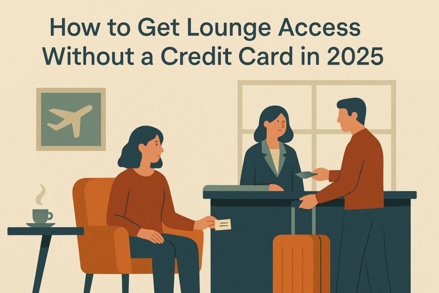 get lounge access without credit card