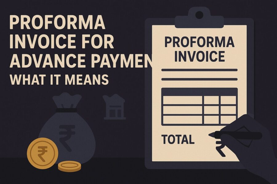 Proforma Invoice for Advance Payment