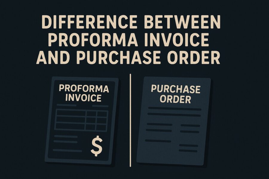 Difference Between Proforma Invoice and Purchase Order