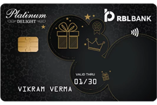RBL Bank Pllatinum Delight Credit Card