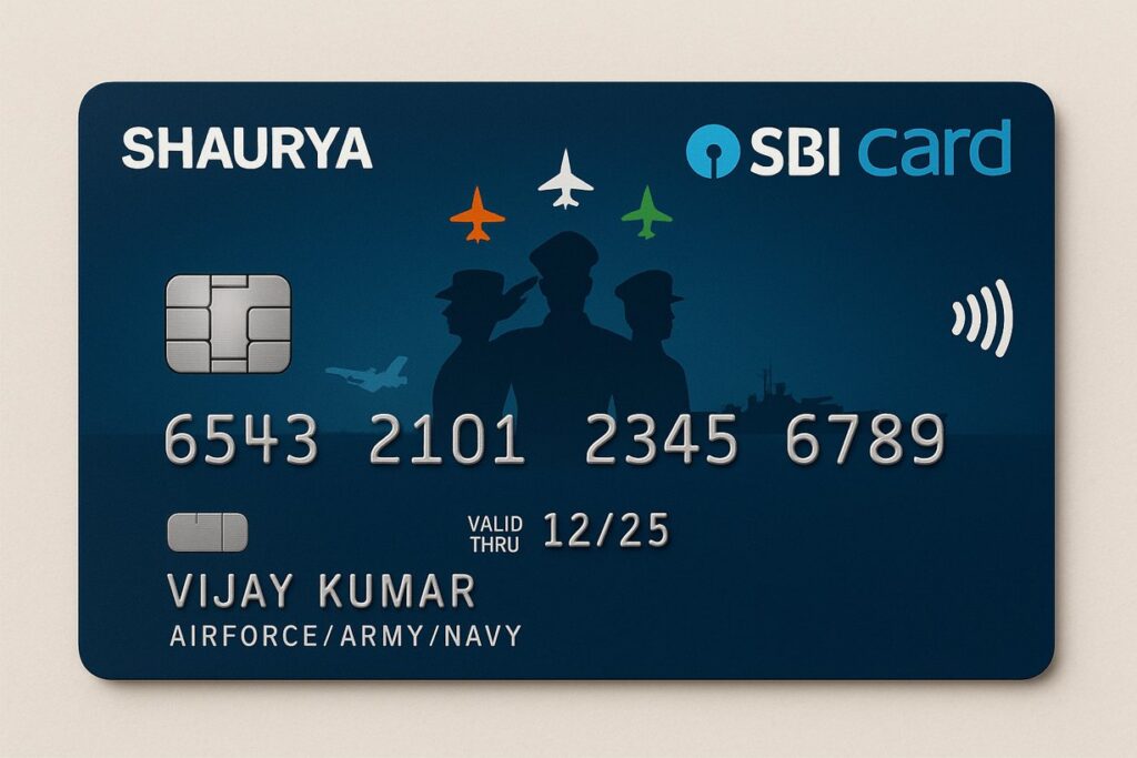 SBI credit card type - Shaurya