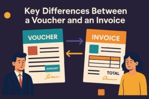 differences between voucher and invoice