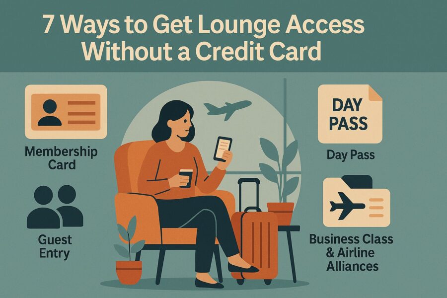 How to Get Lounge Access Without a Credit Card