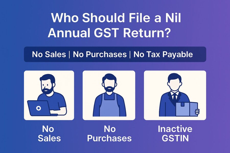 Who should file an annual gst nil return?