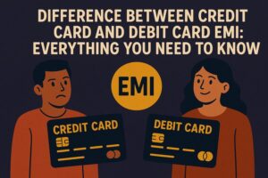 difference between credit card and debit card emi