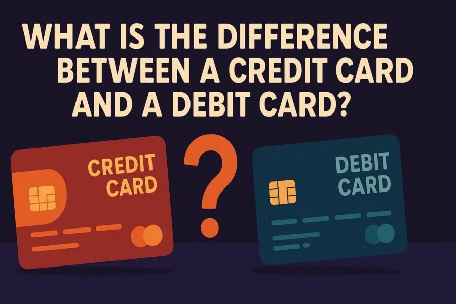 what is the difference between credit and debit card