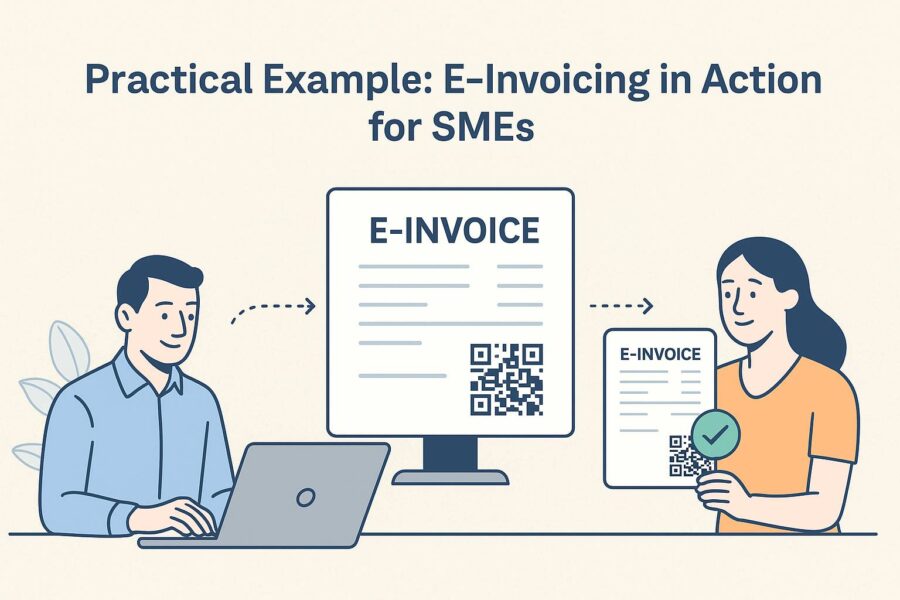 Practical Example for E-Invoicing