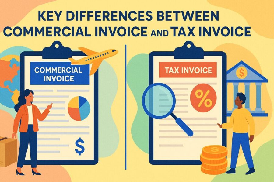 Difference Between Commercial Invoice and Tax Invoice