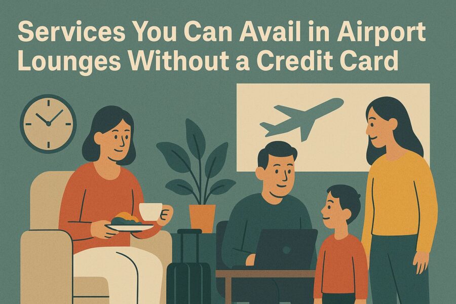 Services You Can Avail in Airport Lounges Without a Credit Card