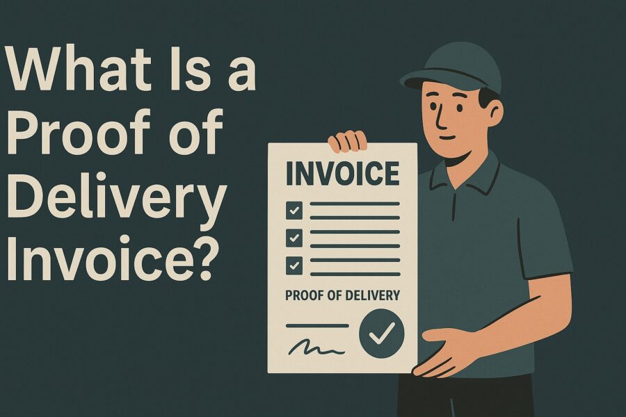 What is a proof of delivery invoice