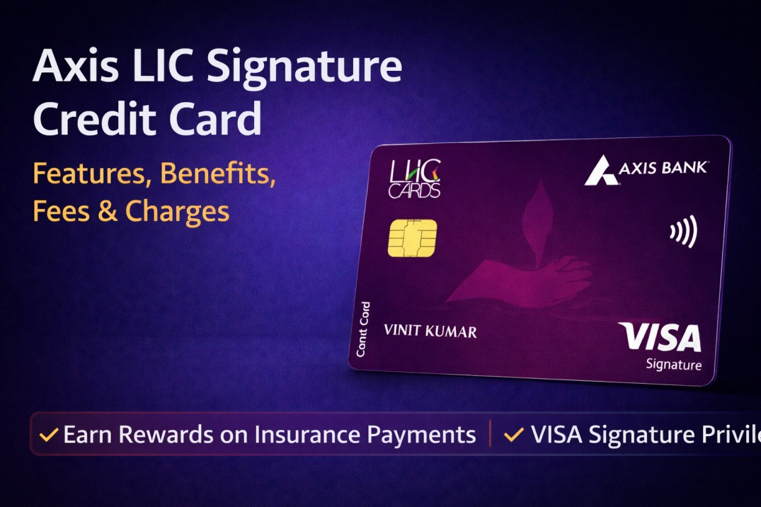 axis lic signature credit card