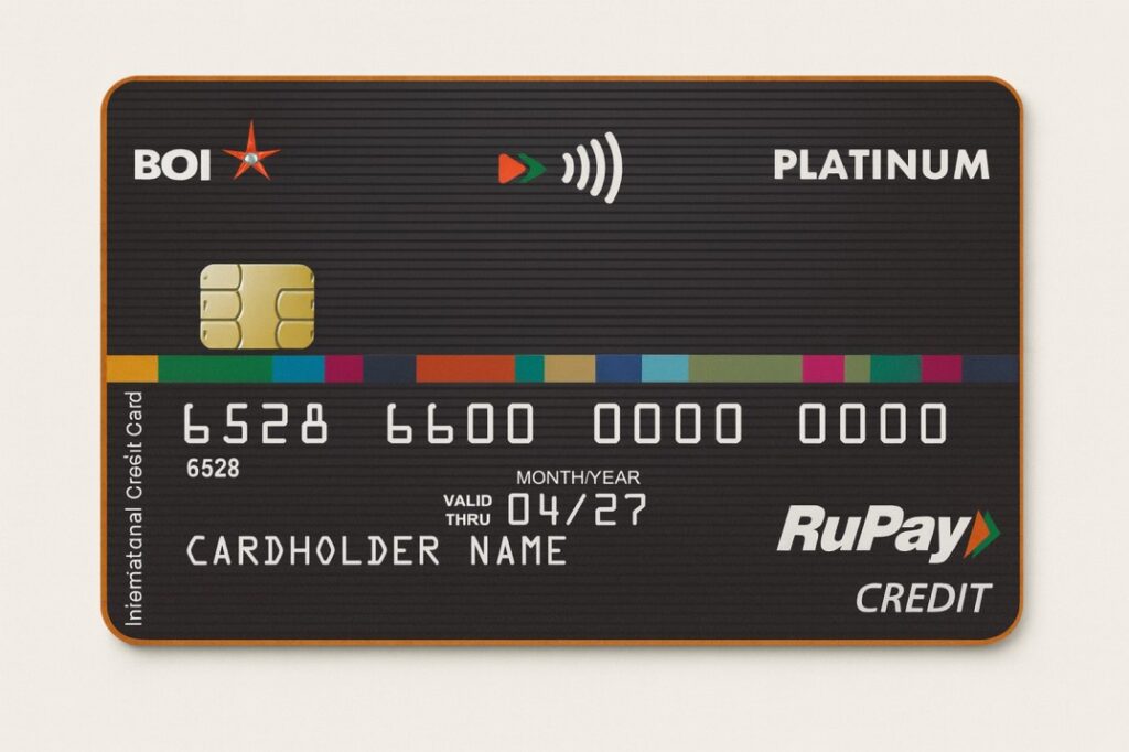 BOI RuPay Platinum Credit Card